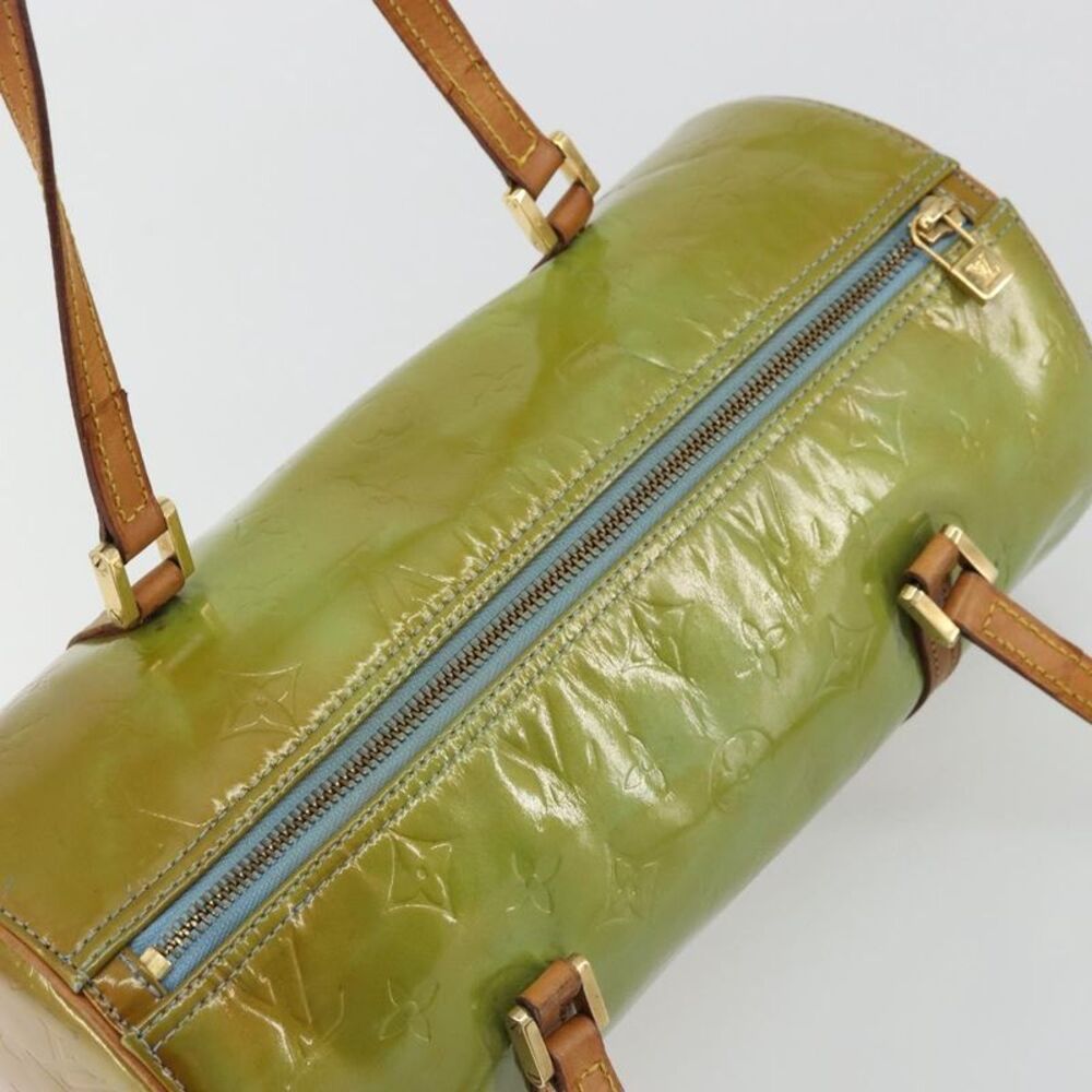 Louis Vuitton Bedford Handbag Monogram Vernis Green Patent_Leather Handbag - Picture 14 of 16